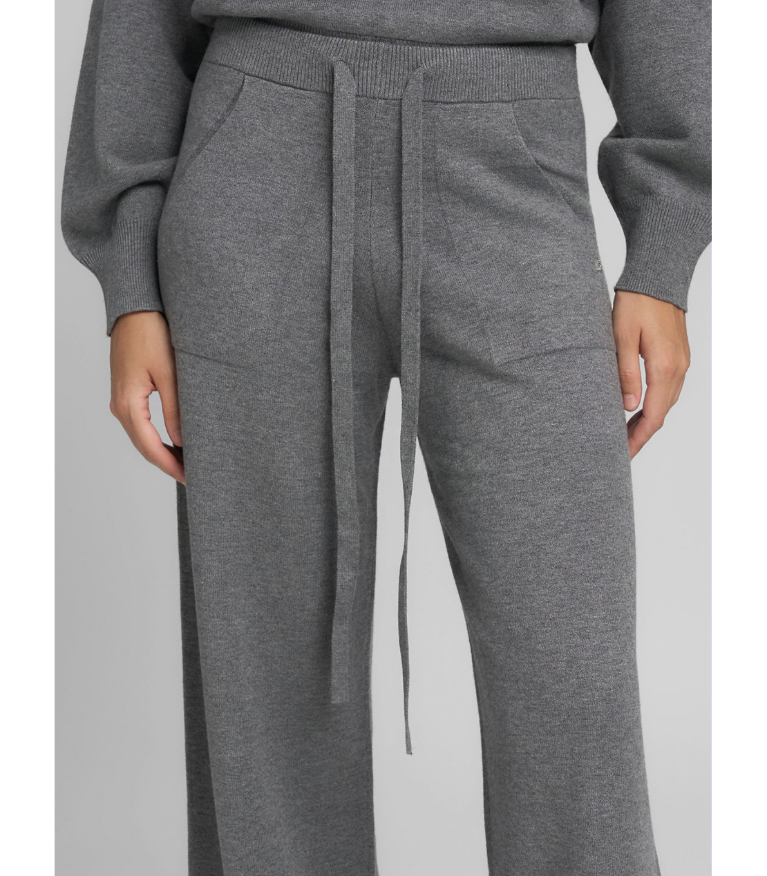 レギュラーフィット ニットパンツ（セットアップ） 詳細画像 アイアングレー 5